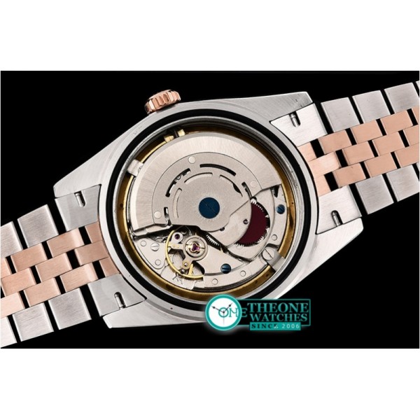 Rolex - DateJust 36mm Jub Diam RG/SS Grey/Rmn/Dm BP A2813