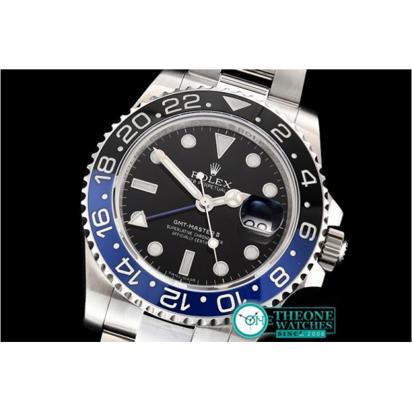 Rolex - GMT II 116710BLNR Batman SS/SS Blk BP Asia 3186 CHS