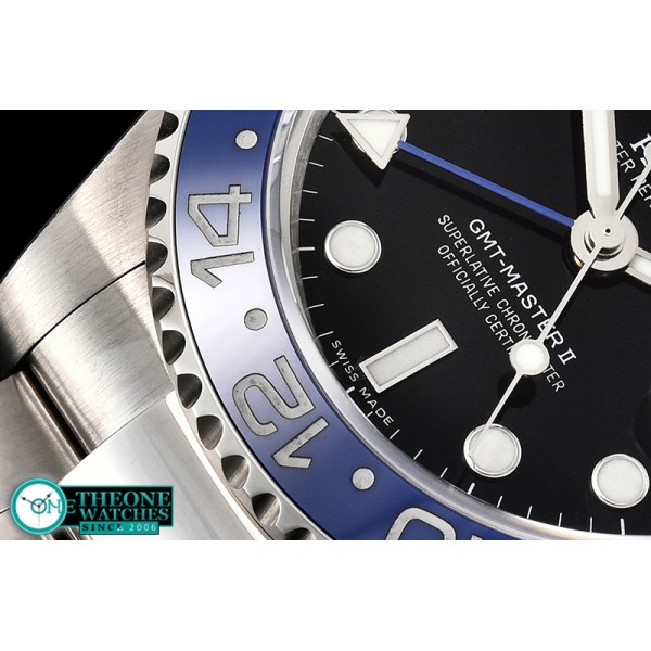 Rolex - GMT II 116710BLNR Batman SS/SS Blk BP Asia 3186 CHS