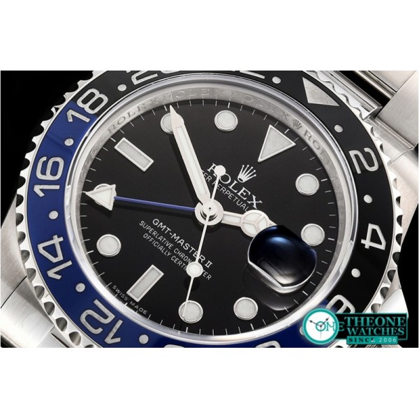 Rolex - GMT II 116710BLNR Batman SS/SS Blk BP Asia 3186 CHS