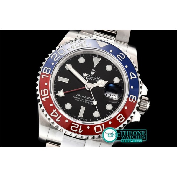 Rolex - GMT II 116719BLRO Pepsi SS/SS Blk BP Asia 3186 CHS