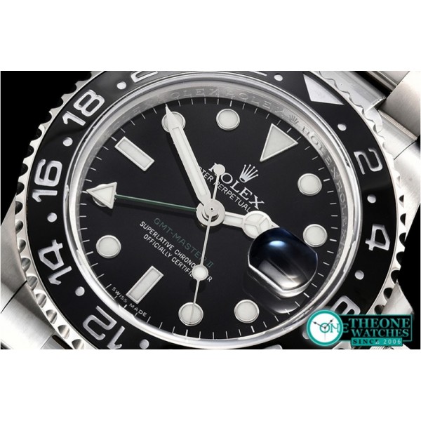 Rolex - GMT II 116710LN SS/SS Blk BP Asia 3186 CHS