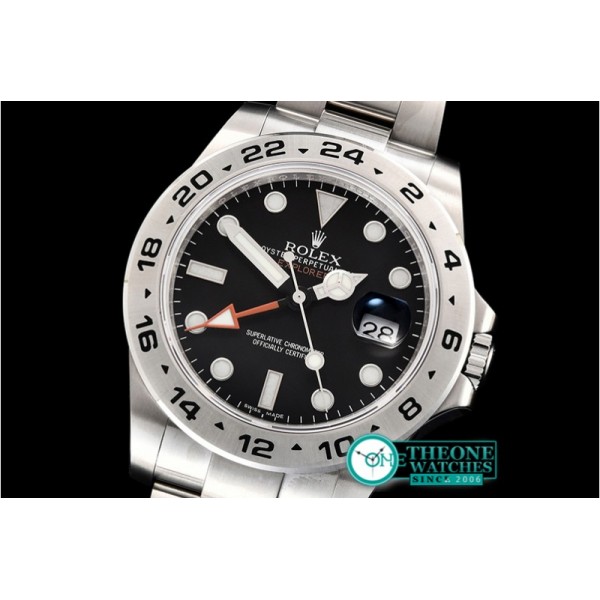 Rolex - Explorer II 216570 904L SS/SS Blk GMF Asia 3187 CHS