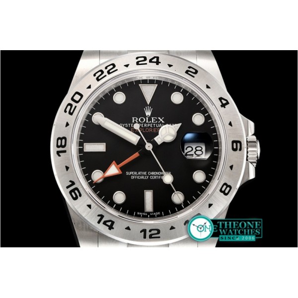 Rolex - Explorer II 216570 904L SS/SS Blk GMF Asia 3187 CHS