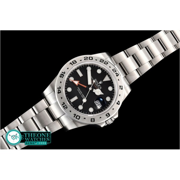 Rolex - Explorer II 216570 904L SS/SS Blk GMF Asia 3187 CHS