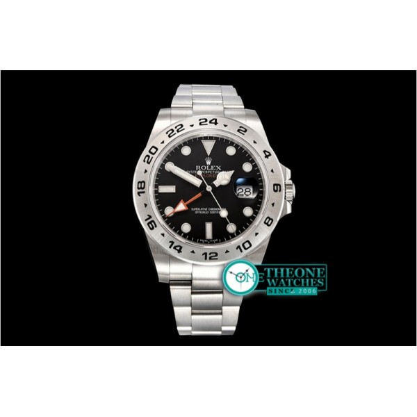 Rolex - Explorer II 216570 904L SS/SS Blk GMF Asia 3187 CHS