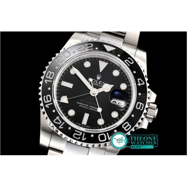 Rolex - GMT II 116710LN 904L SS/SS Blk GMF Asia 3186 CHS