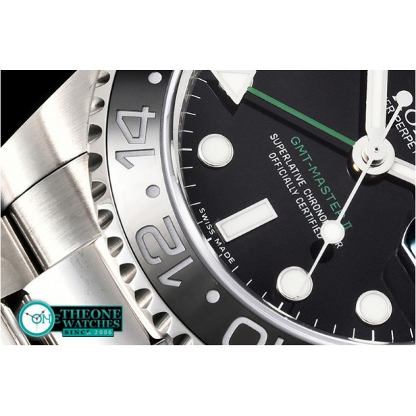 Rolex - GMT II 116710LN 904L SS/SS Blk GMF Asia 3186 CHS