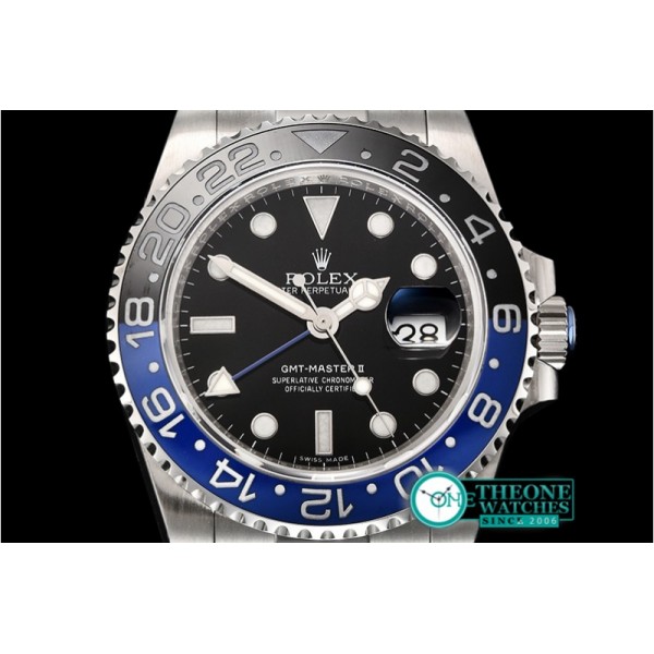 Rolex - GMT II 116710BLNR Batman 904L SS/SS GMF Asia 3186 CHS