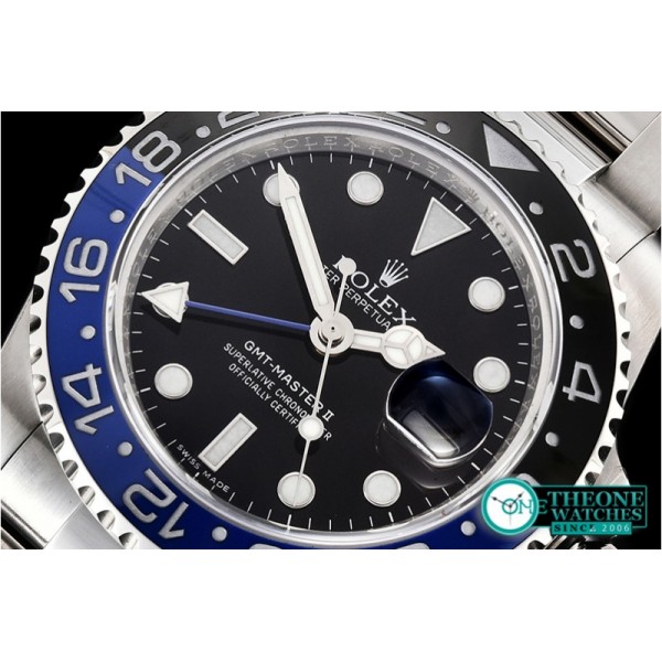 Rolex - GMT II 116710BLNR Batman 904L SS/SS GMF Asia 3186 CHS