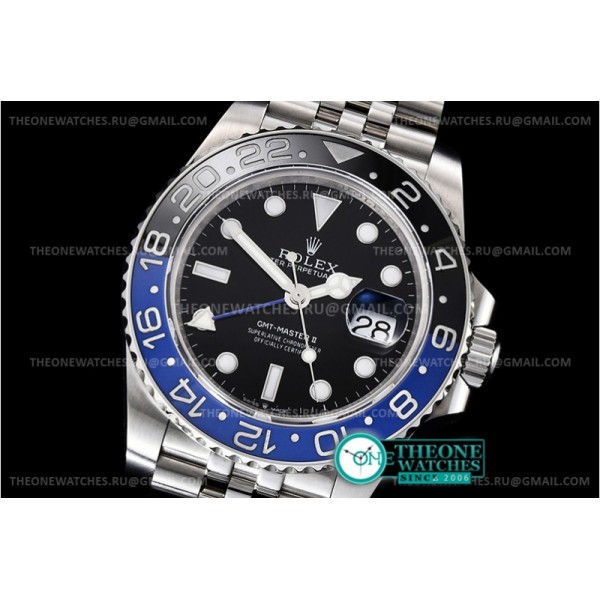 Rolex - GMT II 126710BLNR Jub 904L SS/SS GMF Asia 3186 CHS