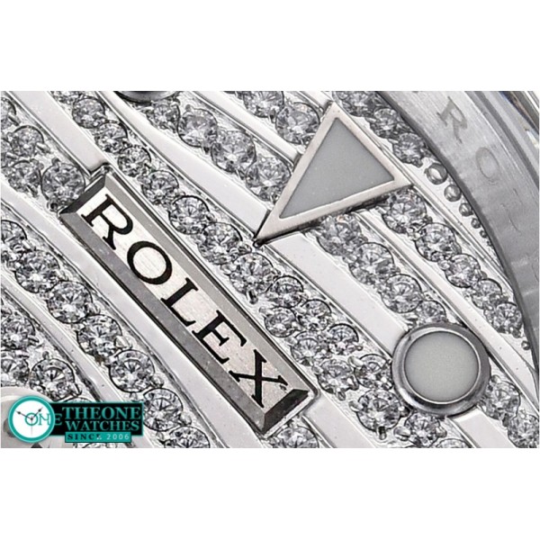 Rolex  - GMT II 116769 Ice DIAMS/SS/SS Diams TWF Asia 2836
