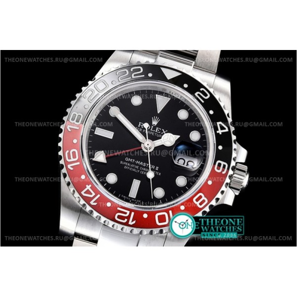 Rolex - GMT II 116710LN Red/Blk SS/SS Blk BP Asia 2813 CHS