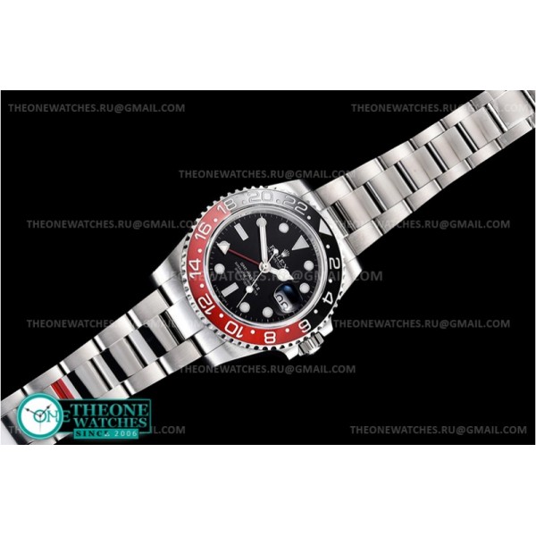 Rolex - GMT II 116710LN Red/Blk SS/SS Blk BP Asia 2813 CHS