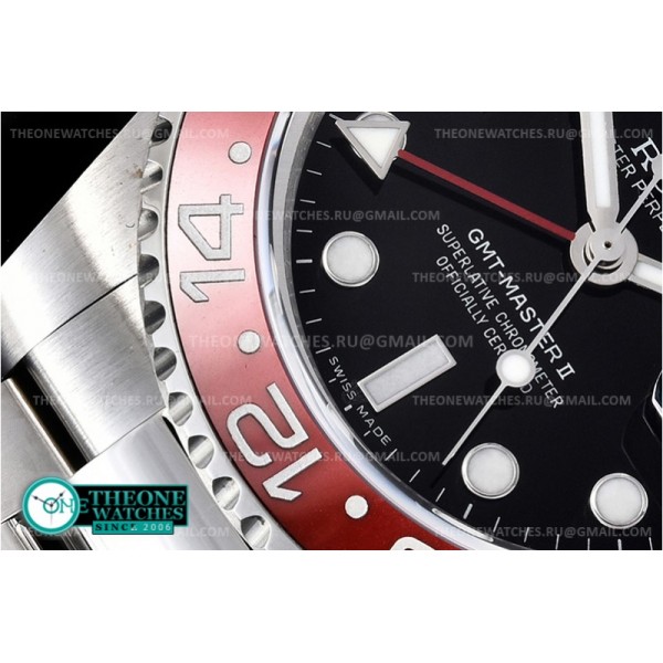 Rolex - GMT II 116710LN Red/Blk SS/SS Blk BP Asia 2813 CHS