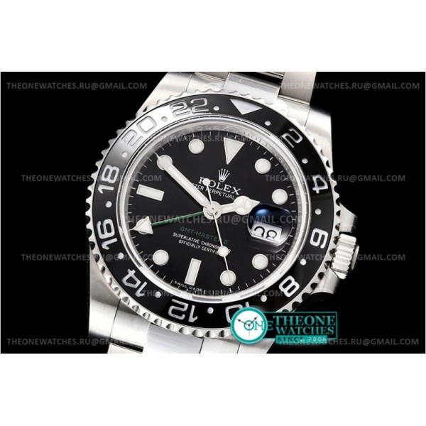 Rolex - GMT II 116710LN SS/SS Blk BP Asia 2813 CHS