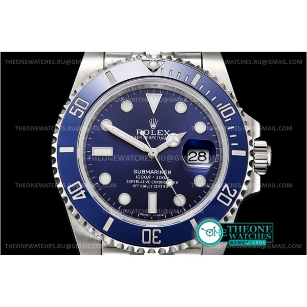 Rolex - Submariner 116619LN Jub SS/SS Blue EWF Asia 3135