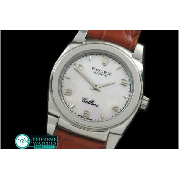 Rolex - Ladies Cellini SS/LE MOP White Swiss Quartz