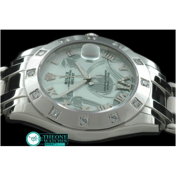 Rolex - 2011 Flora 12-Diam SS P-White Swiss Eta 2836-2