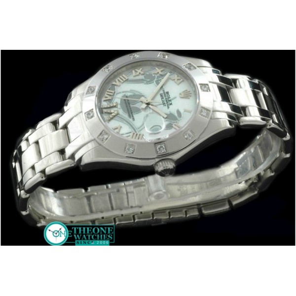 Rolex - 2011 Flora 12-Diam SS P-White Swiss Eta 2836-2