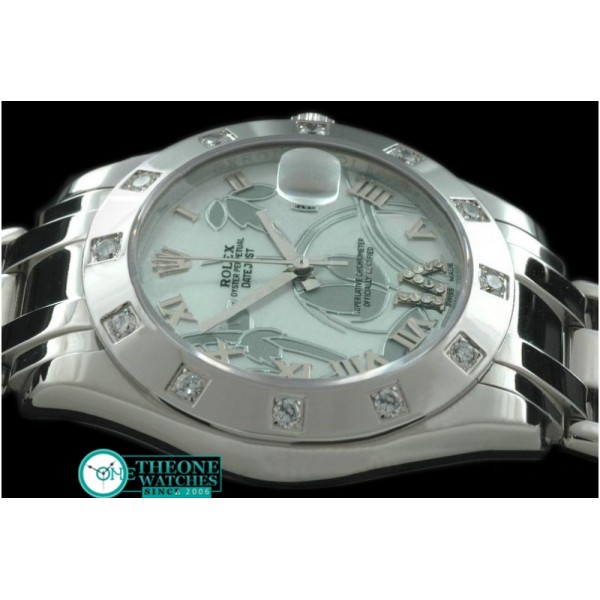 Rolex - 2011 Flora 12-Diam SS P-White Swiss Eta 2836-2