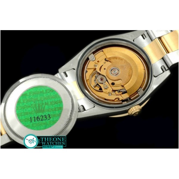 Rolex - 2011 Flora Oyster/Diam SS/YG M-Green Swiss Eta 2836-2