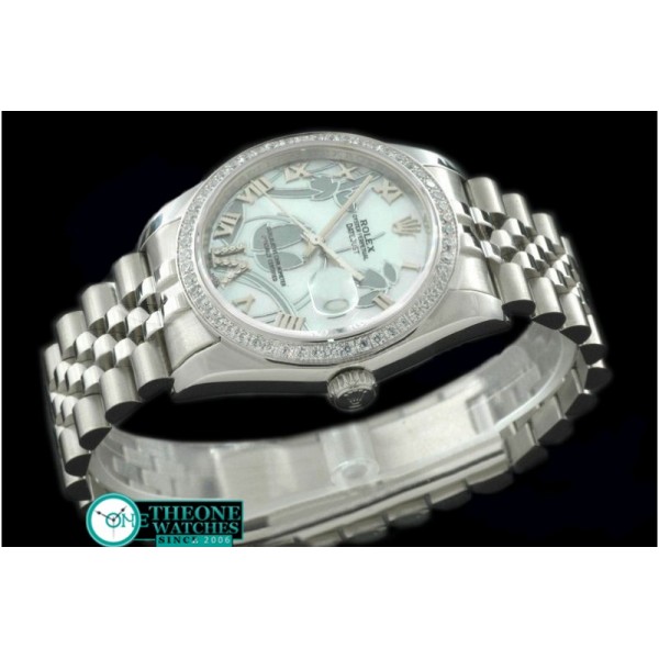 Rolex - 2011 Flora Jubilee/Diam SS P-White Swiss Eta 2836-2