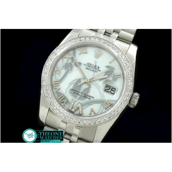 Rolex - 2011 Flora Jubilee/Diam SS P-White Swiss Eta 2836-2