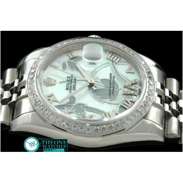 Rolex - 2011 Flora Jubilee/Diam SS P-White Swiss Eta 2836-2