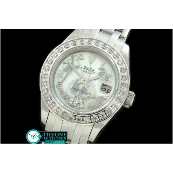 Rolex - 2011 Flora Diam SS P-White Swiss Eta 2671-2