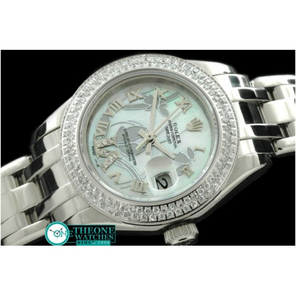 Rolex - 2011 Flora 2Diam SS P-White Swiss Eta 2671-2