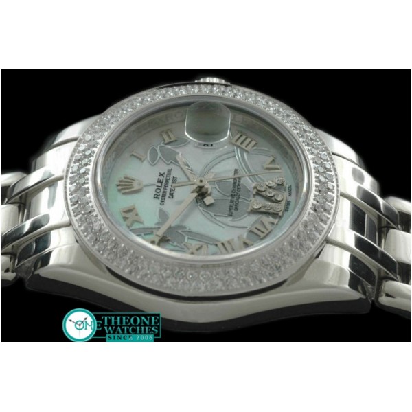 Rolex - 2011 Flora 2Diam SS P-White Swiss Eta 2671-2