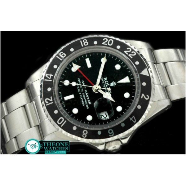 Rolex - V-GMT 1675 SS/OysF Black A2836