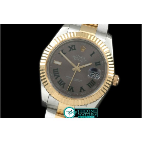 Rolex - SS Oyster/Fluted Grey Asian Eta 2836