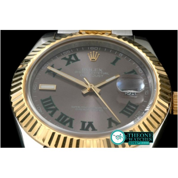 Rolex - SS Oyster/Fluted Grey Asian Eta 2836