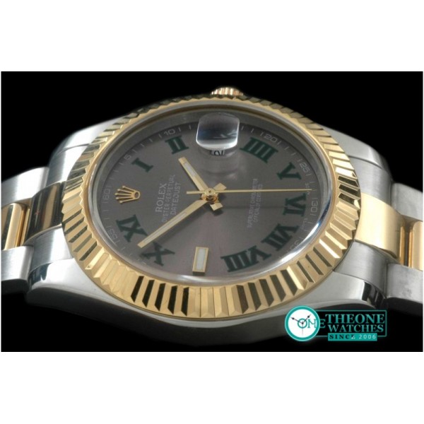 Rolex - SS Oyster/Fluted Grey Asian Eta 2836
