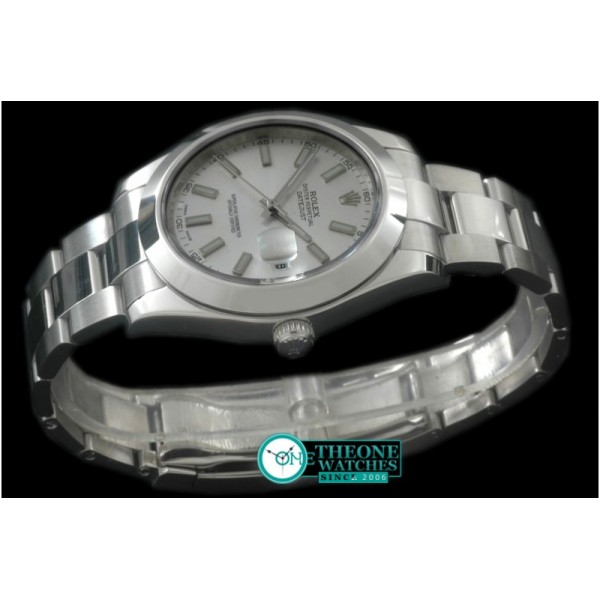 Rolex - SS Oyster/Smooth White Sticks Asian Eta 2836