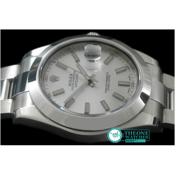 Rolex - SS Oyster/Smooth White Sticks Asian Eta 2836