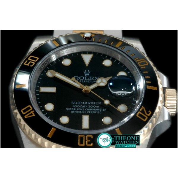 Rolex - 116610 Black TT Sub A-2836