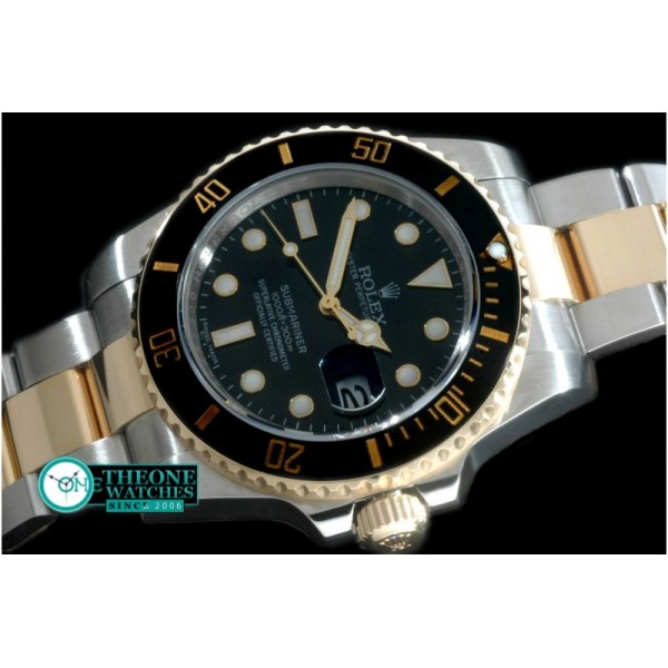 Rolex - 116610 Black TT Sub A-2836