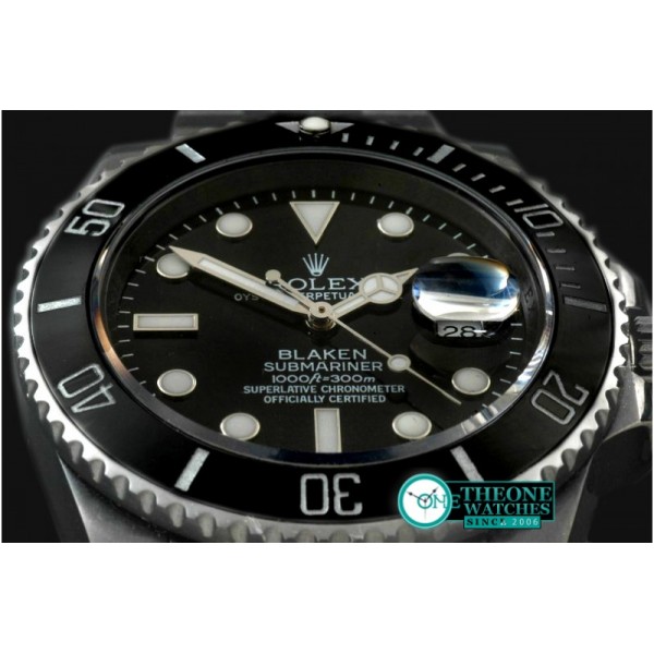 Rolex - 116610 Blaken PVD Sub A-2836