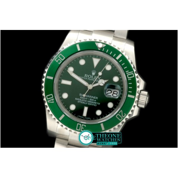 Rolex - 116610 Green SS Sub Jap M-9015