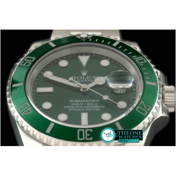 Rolex - 116610 Green SS Sub Jap M-9015