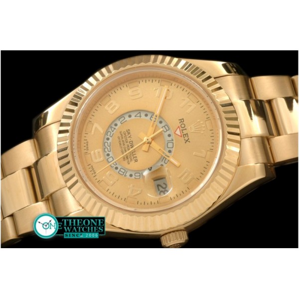 Rolex - Skydweller YG/YG Gold Asian ST3855