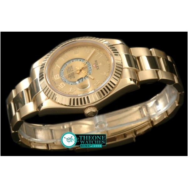 Rolex - Skydweller YG/YG Gold Asian ST3855