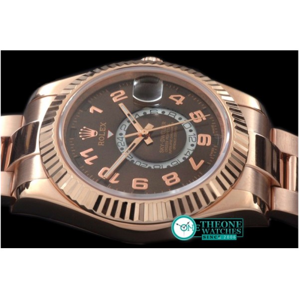 Rolex - Skydweller RG/RG Brown Asian ST3855