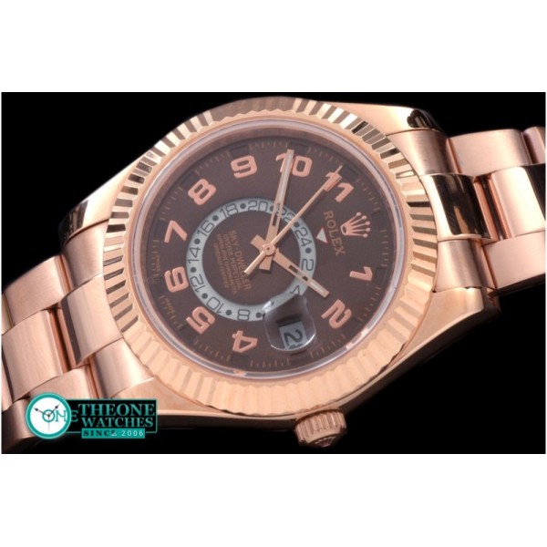 Rolex - Skydweller RG/RG Brown Asian ST3855