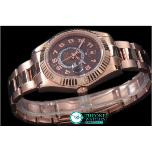 Rolex - Skydweller RG/RG Brown Asian ST3855