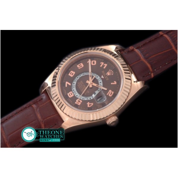 Rolex - Skydweller RG/LE Brown Asian ST3855