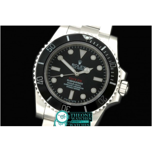 Rolex - 114060 No Date Black SS Sub A-2836